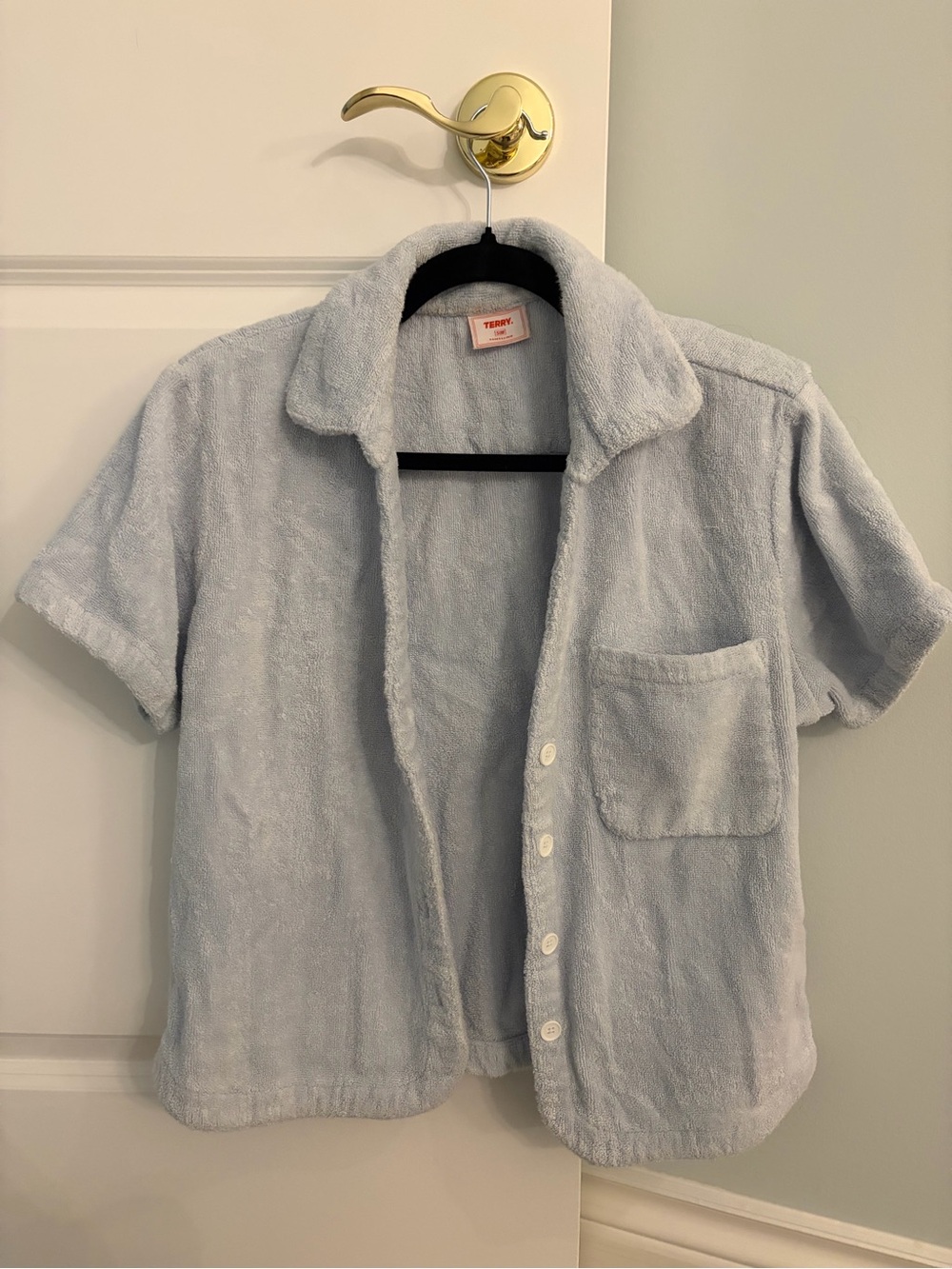 Terry Light Blue Terry Cloth Set - Size S